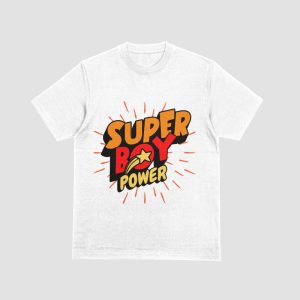Superboy Power White T-Shirt